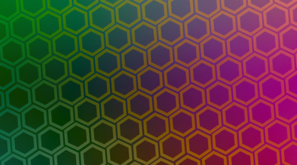 两个色调，绿色和粉红色的蜂巢梯度，梯度背景，对象，模板，横幅，背景，时尚，复制空间图片下载