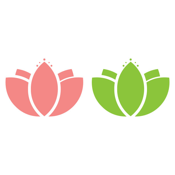 Lotus logo矢量插图图片下载