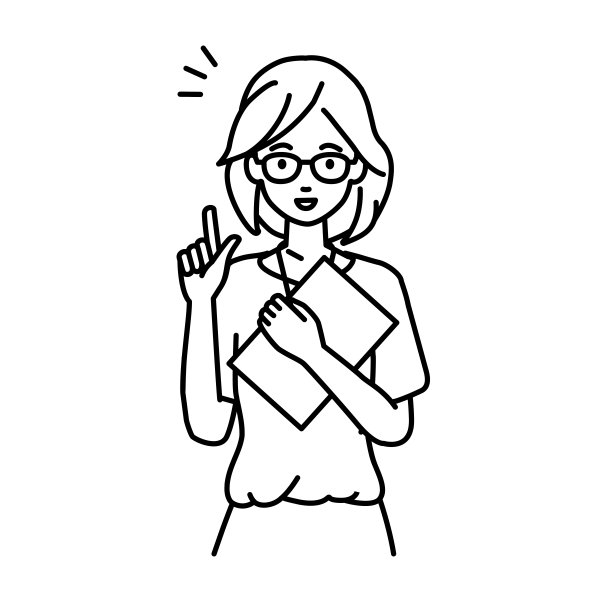 一个女老师站着拿着文件指着手势图片下载