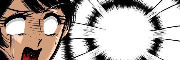 插图一个美丽的黑发和苍白的脸女孩谁觉得害怕70年代的少女漫画图片下载