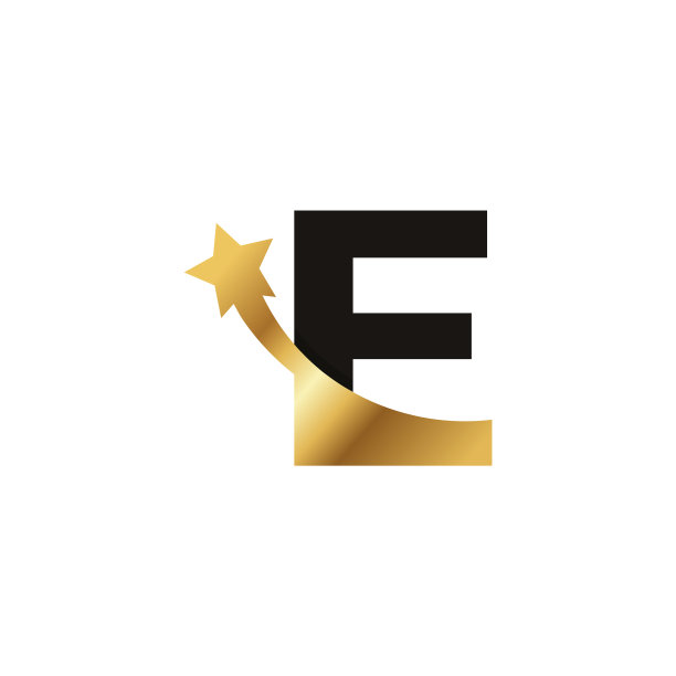 首字母e金星标志图标符号图片下载