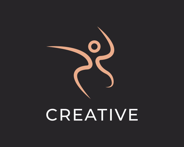 健身和健康的标志设计图片下载