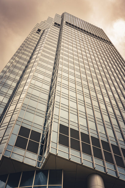 城市抽象背景，现代玻璃立面细节，办公商务建筑图片下载