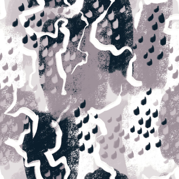 枯燥乏味的纹理背景。抽象无缝的模式与粗糙的笔触，涂鸦，点和斑点。现代流行的徒手插图。几何艺术线条画。用于纺织和织物。图片下载