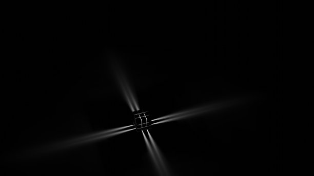 十字光从一个立方体图片下载