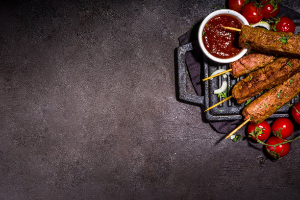 卢拉烤肉串，西班牙烤肉串图片下载