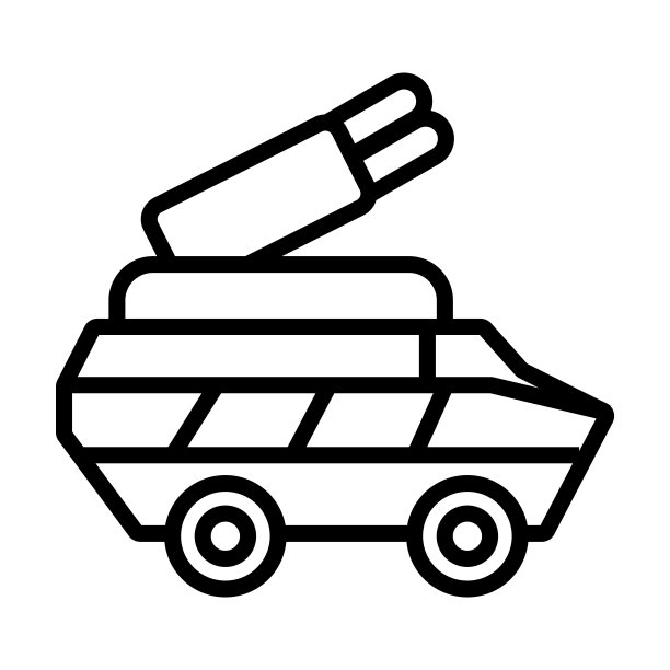 军队运输工具图标图片下载
