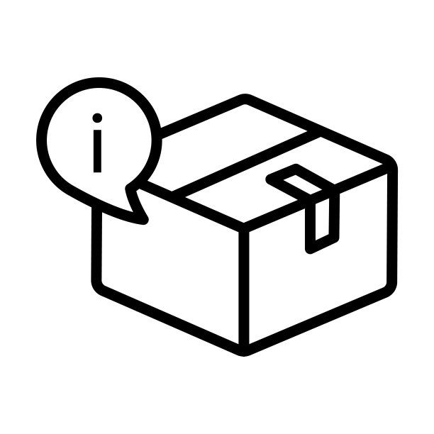 配送信息图标：来自配送和物流系列，用于网页和移动端的线性图标图片下载