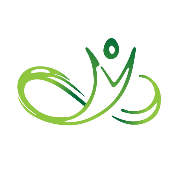 创意无限绿色身体健康标志设计图片下载