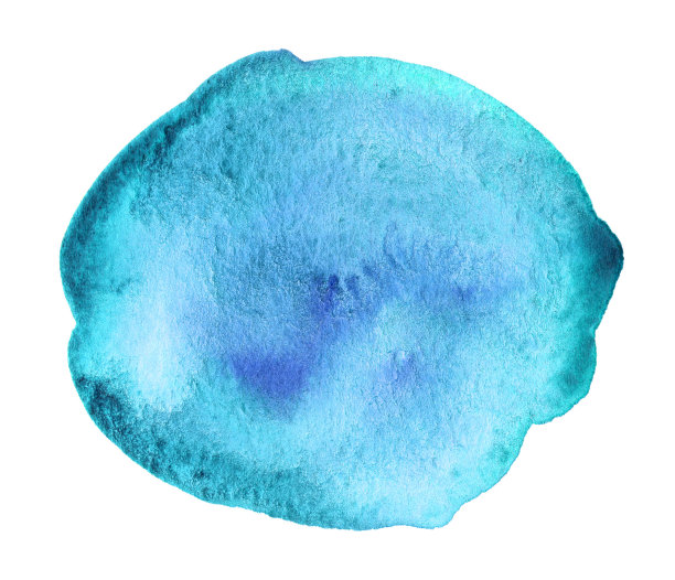 抽象水彩染色梯度。水彩的形状图片下载