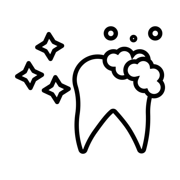 牙齿清洁图标从牙医收集。薄线性牙齿清洁，卫生，医疗轮廓图标孤立在白色背景上。直线矢量牙齿清洁标志，网络和移动符号。图片下载