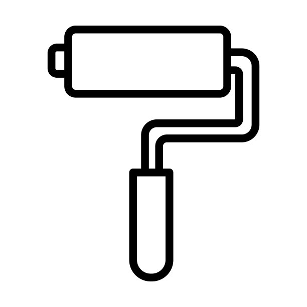 绘画的图标从艺术收藏。薄线性油漆，油漆，设备轮廓图标孤立在白色背景上。线矢量绘制标志，网络和移动符号。图片下载