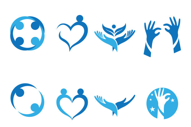 社区组标志，网络和社会图标图片下载