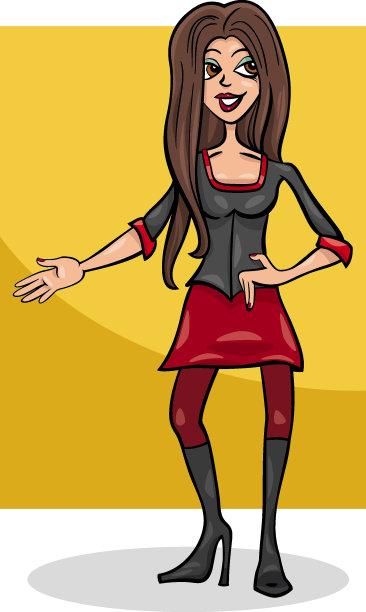 卡通美女角色图片下载