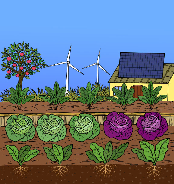 可再生能源农业图片下载