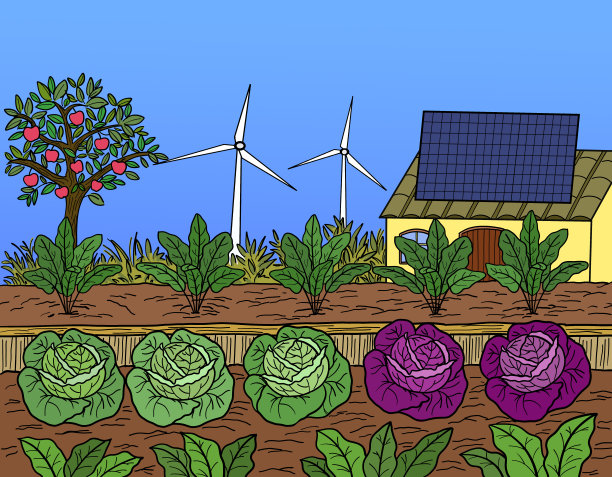 可再生能源农业图片下载