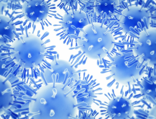 病毒细胞3D插图图片下载