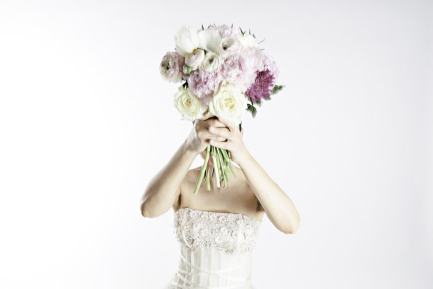 新娘捧花。图片下载