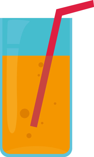 橙汁玻璃图片下载