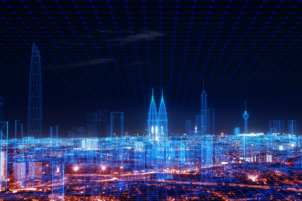 吉隆坡，2018年8月23日马来西亚:吉隆坡夜晚的灯光和城市景观鸟瞰图图片下载