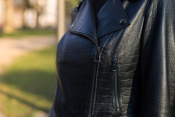 女士皮夹克库存照片图片下载