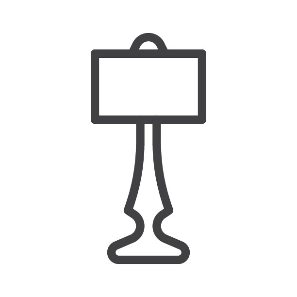 夜灯线图标图片下载