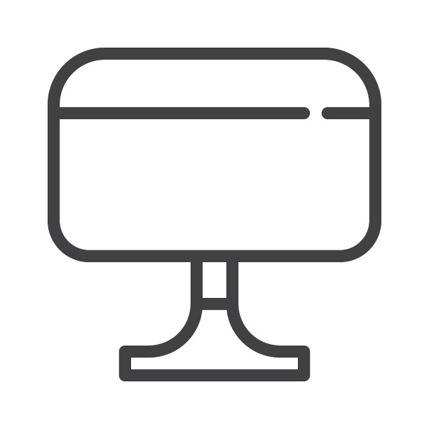 圆形奥斯曼椅线图标图片下载