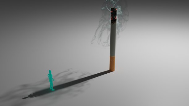 吸烟阴影下的男人(毒瘾)图片下载