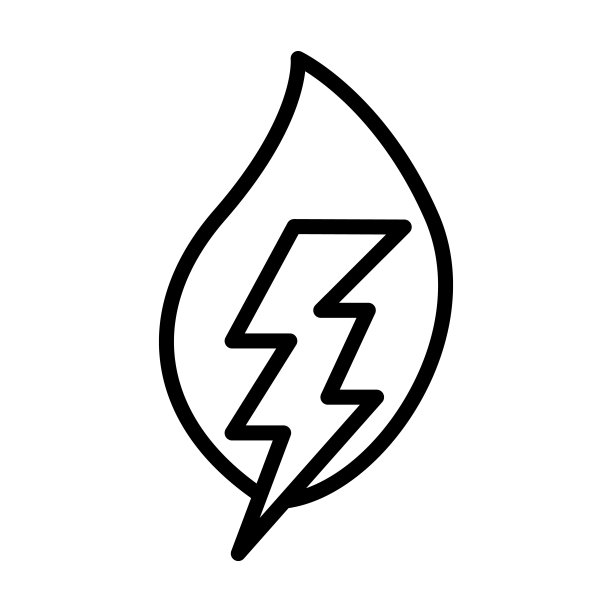 生态能源图标从生态收集。薄线性生态能源，生态，能源轮廓图标孤立在白色背景。线矢量生态能源标志，网络和移动标志。图片下载