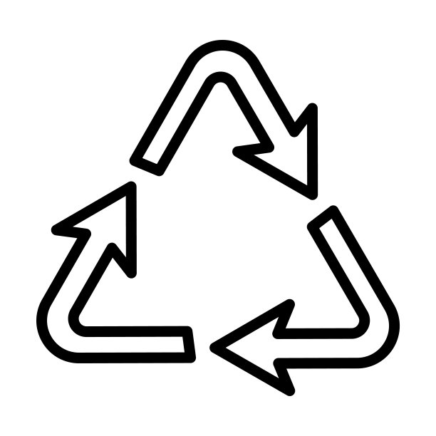 回收图标从生态收集。薄线性回收，生态，回收轮廓图标孤立在白色背景。线向量回收标志，网络和移动符号。图片下载