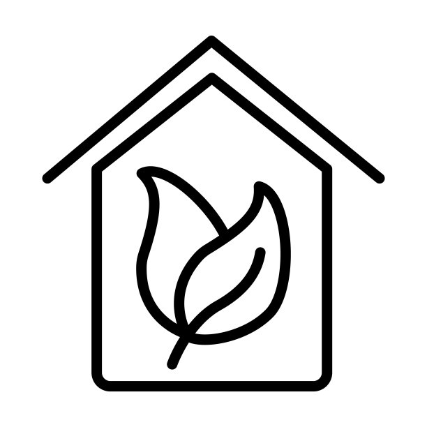 从生态收集的温室图标。薄线性绿色房子，房子，建筑轮廓图标孤立在白色背景上。线矢量绿房子标志，网络和移动的标志。图片下载