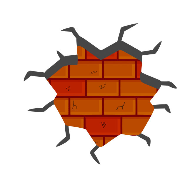 灰泥破碎，有裂缝。装饰和背景元素。旧建筑中房屋和洞的细节。图片下载