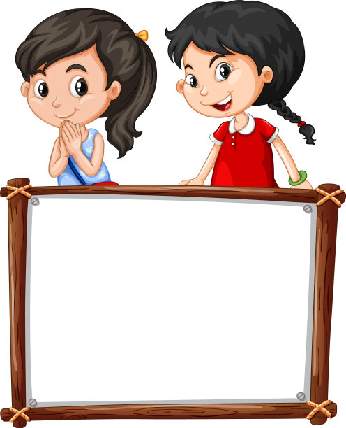 板模板与快乐的孩子图片下载