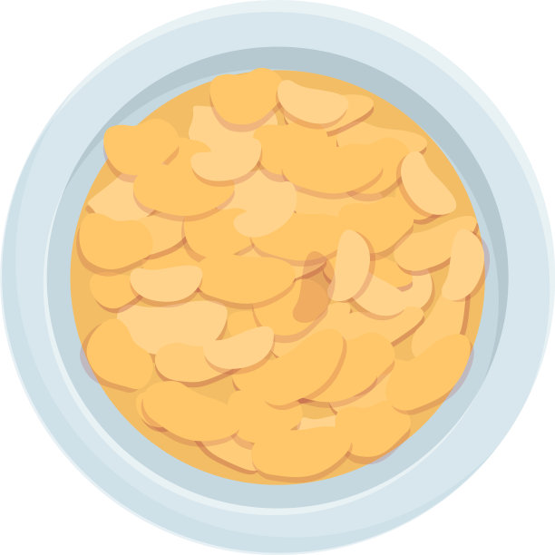 玉米片早餐图标卡通麦片图片下载