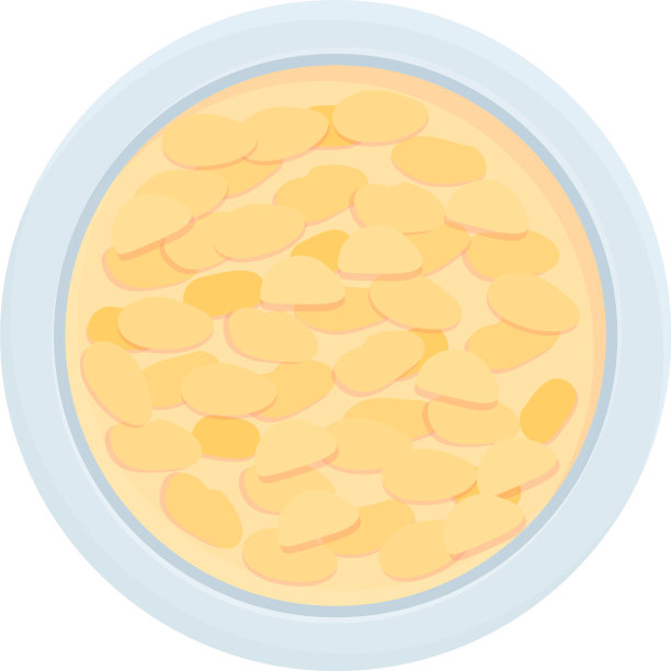 吃麦片早餐图标卡通牛奶图片下载