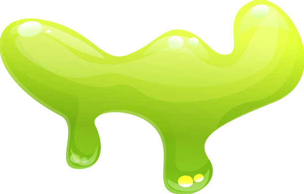 粘液液体图标卡通绿色粘性图片下载