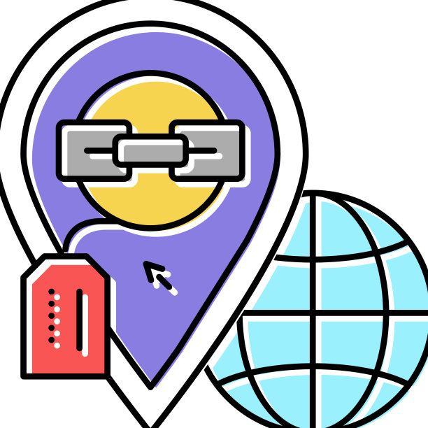 本地链接建筑颜色图标图片下载