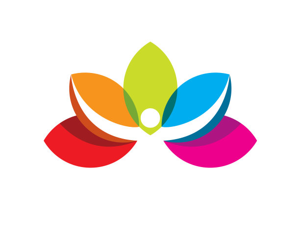 健康财富快乐成功人标志图片下载