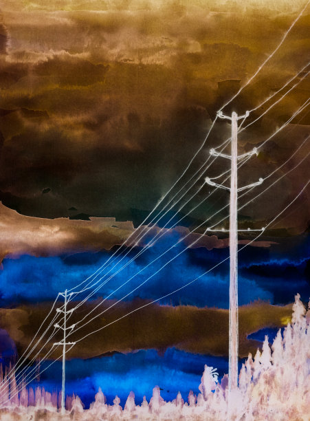 电线。图片下载