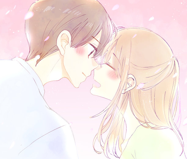 面对面的幸福夫妻图片下载