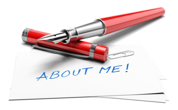 关于我的文字在白色背景。图片下载