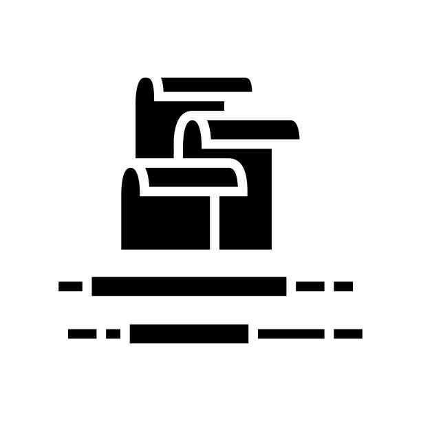 聚丁二烯弹性体符号图标矢量插图图片下载