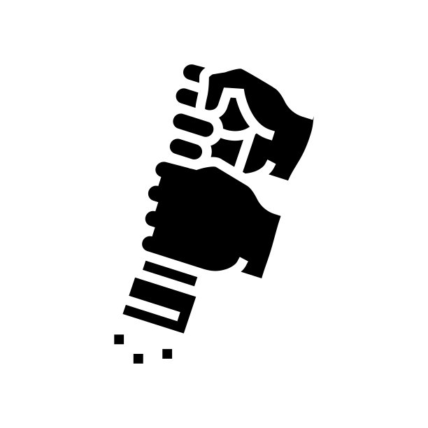 胡椒添加字形图标矢量插图图片下载