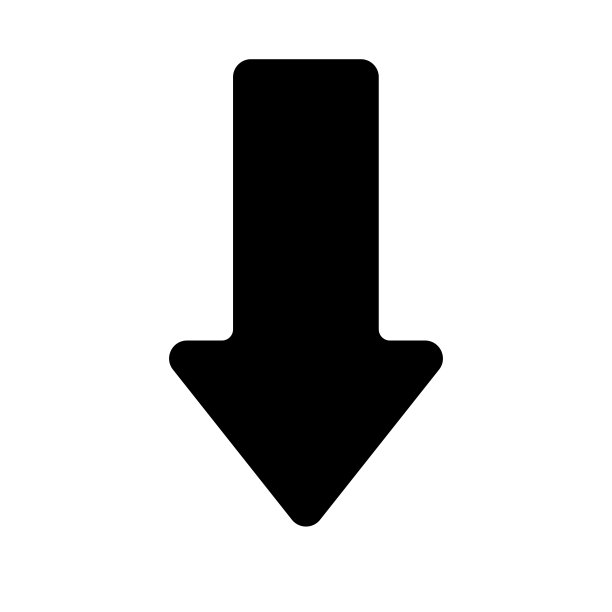 向下箭头矢量图标图片下载