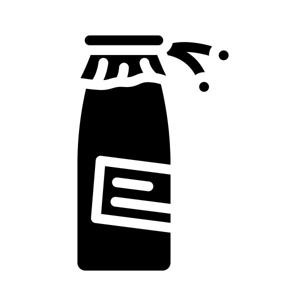 果汁番茄字形图标矢量插图图片下载