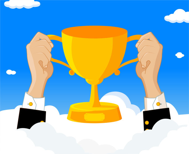 赢得了奖杯图片下载