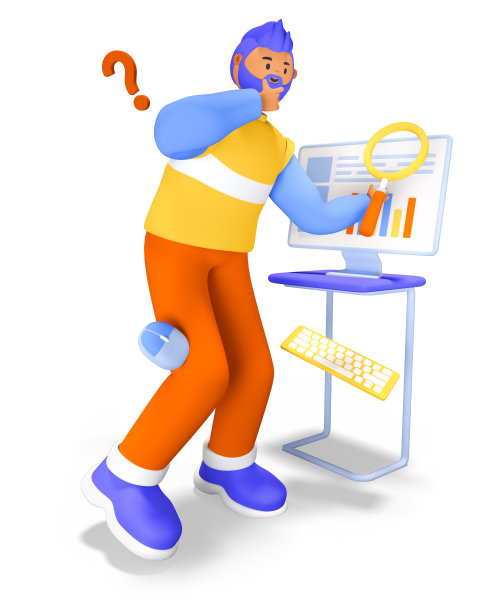 数据分析-现代彩色3D风格插图图片下载