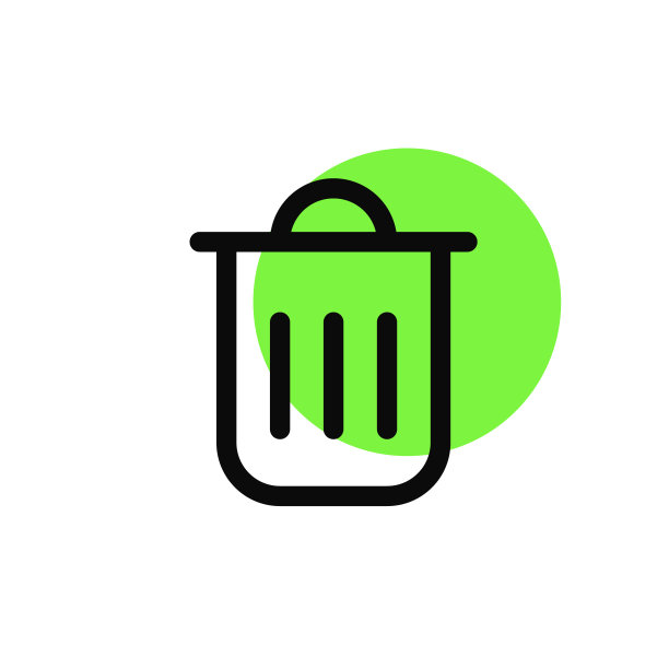 最小线艺术废物篮图标。像素完美，可编辑的描边图片下载