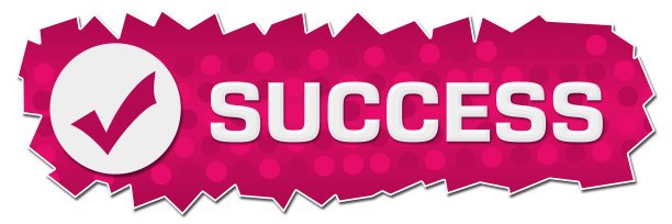 成功的粉红点背景符号削减水平图片下载
