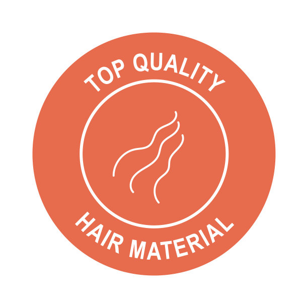 最高质量的头发材料徽章的产品包装图片下载